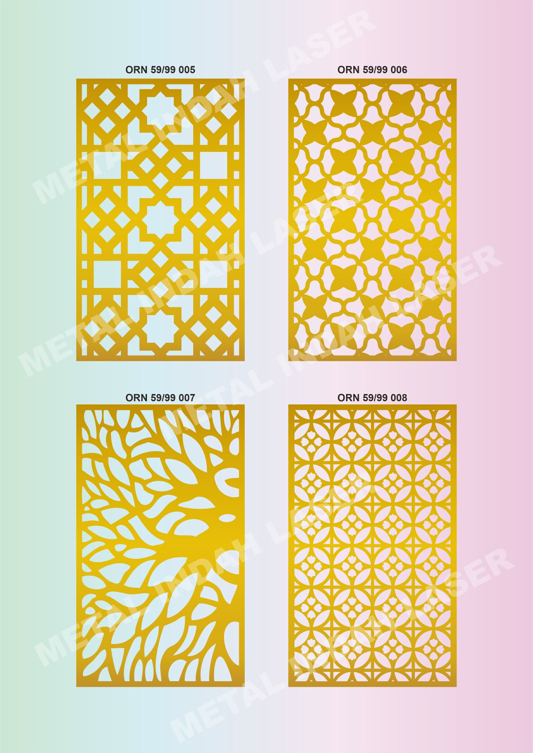 Motif Laser Cutting 59x99 3