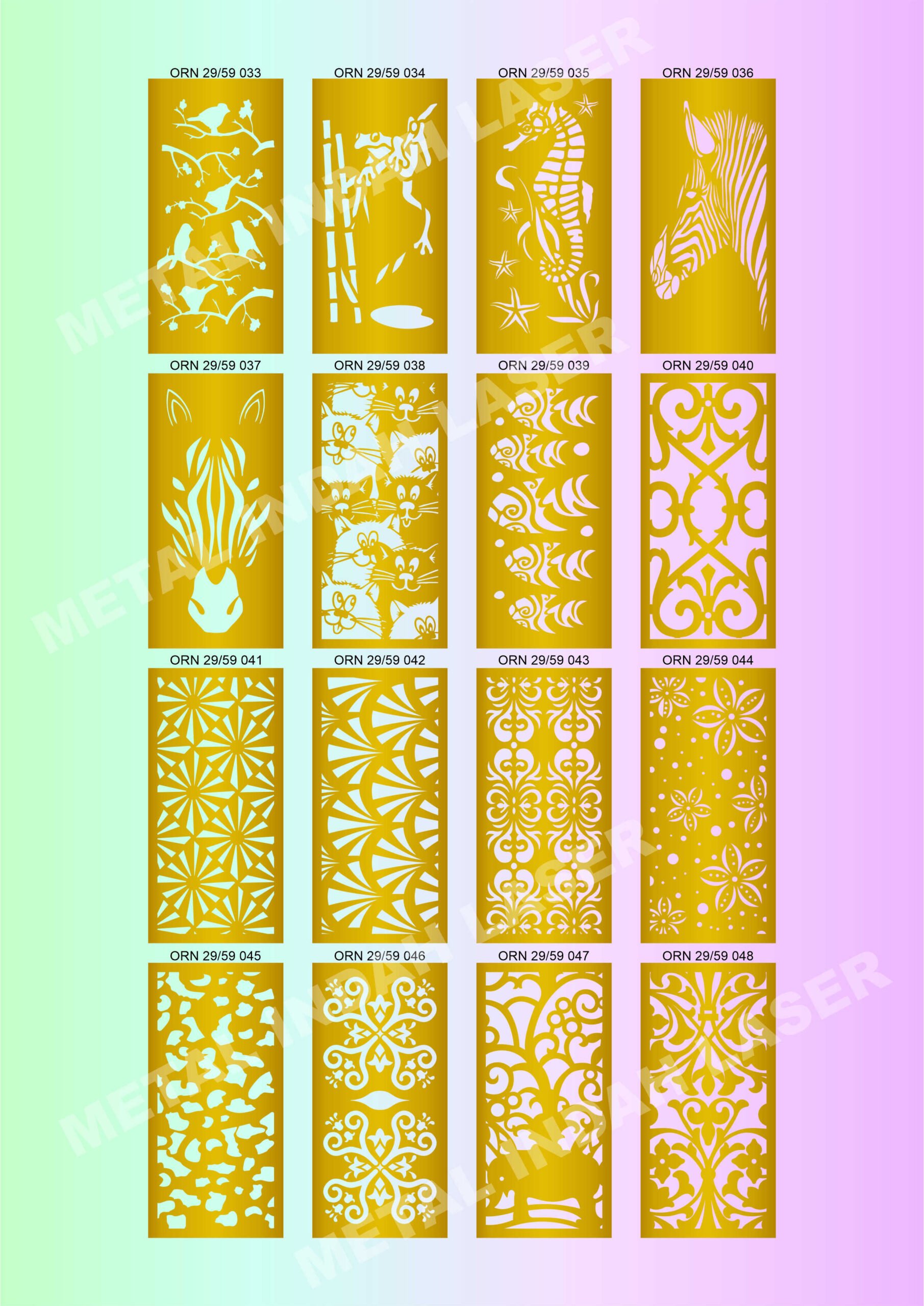 Motif Laser Cutting 29x59 4