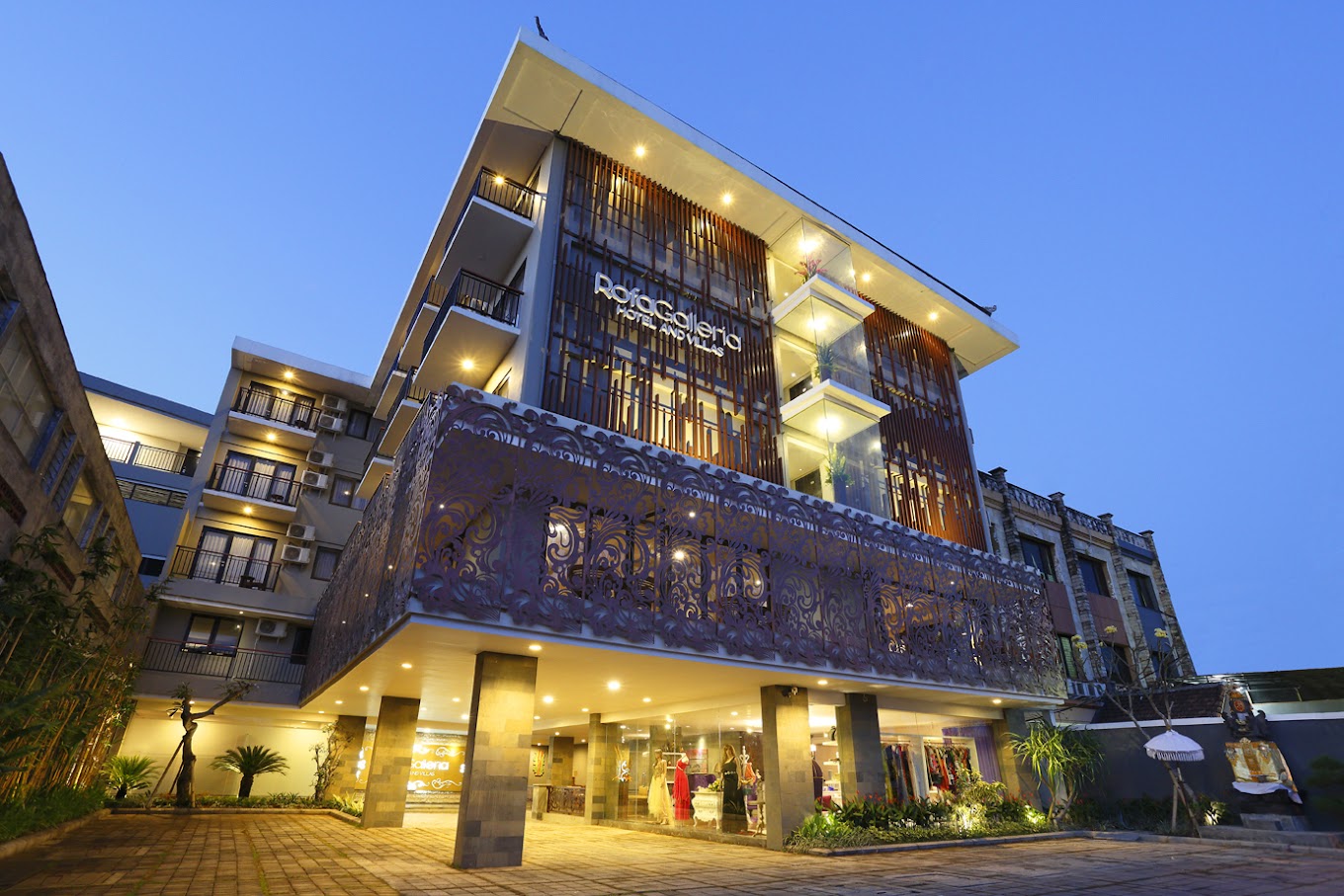 Rofa Kuta Hotel laser cutting facade